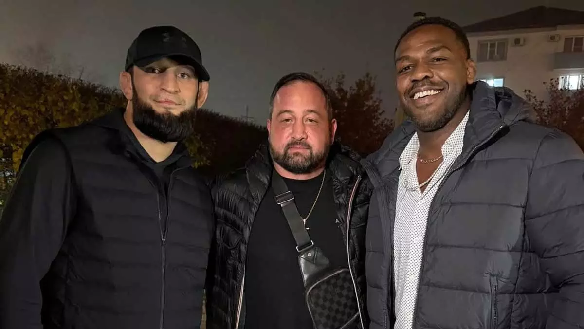 Хамзат Чимаев и Джон Джонс в Грозном