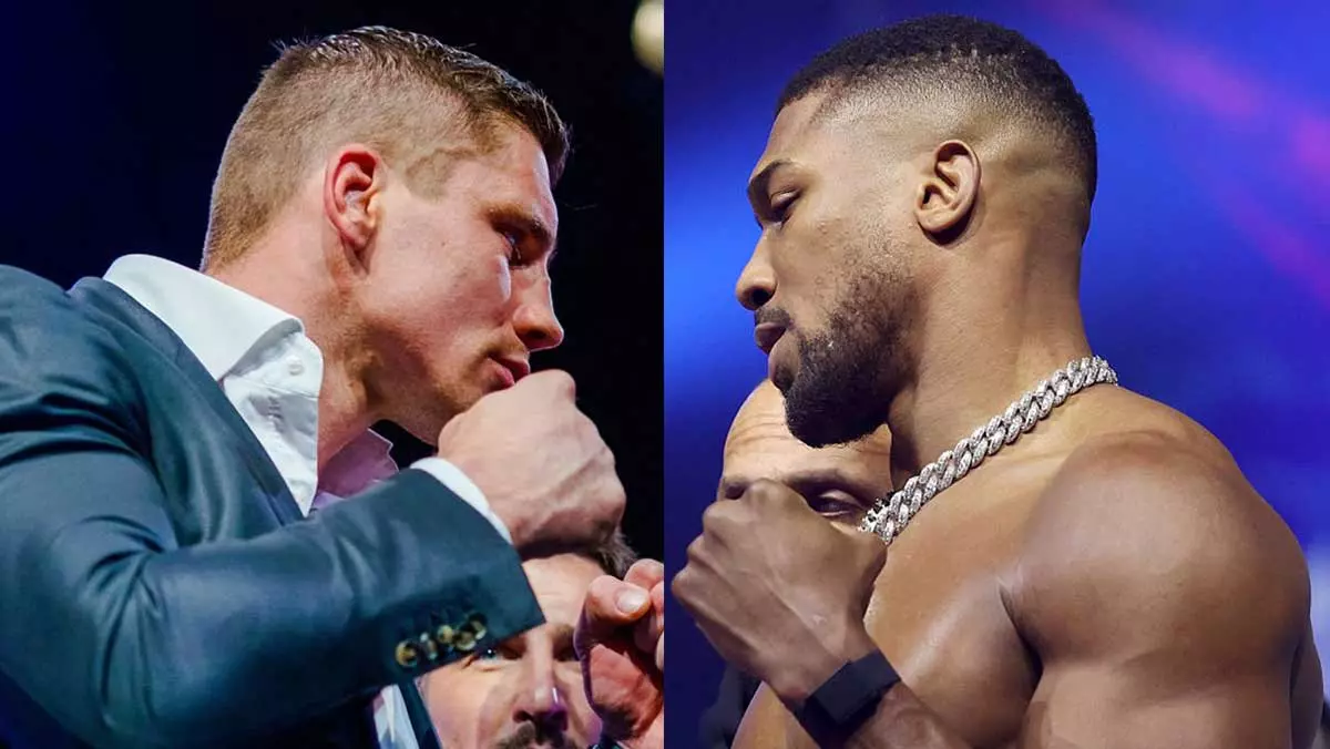 Рико Верхувен и Энтони Джошуа