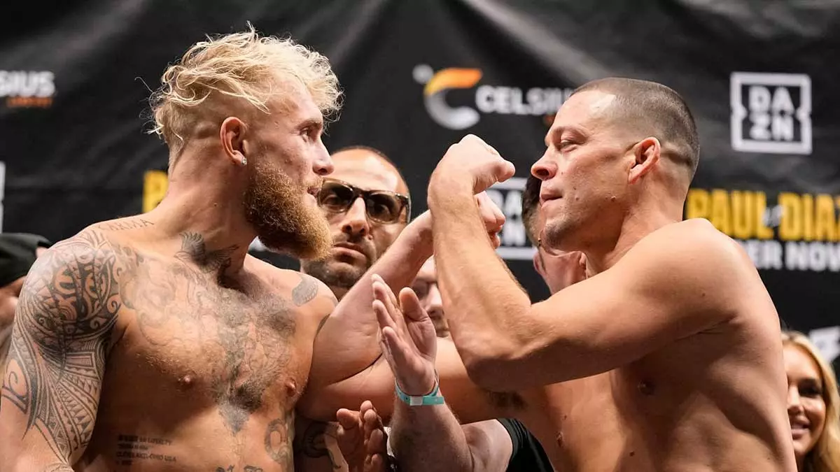 Джейк Пол и Нейт Диас