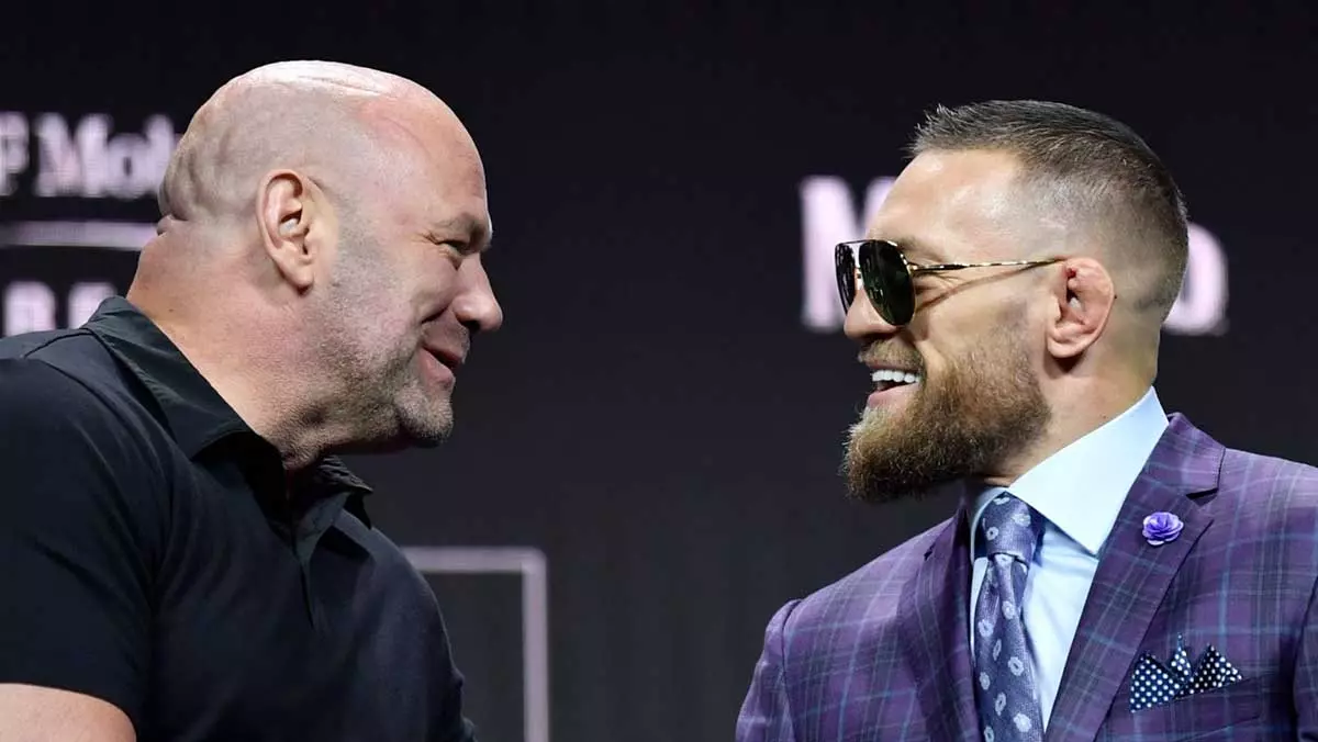 Дана Уайт и Конор МакГрегор