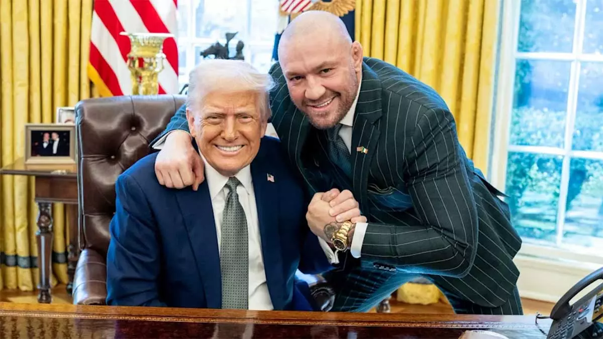 Дональд Трамп и Конор МакГрегор