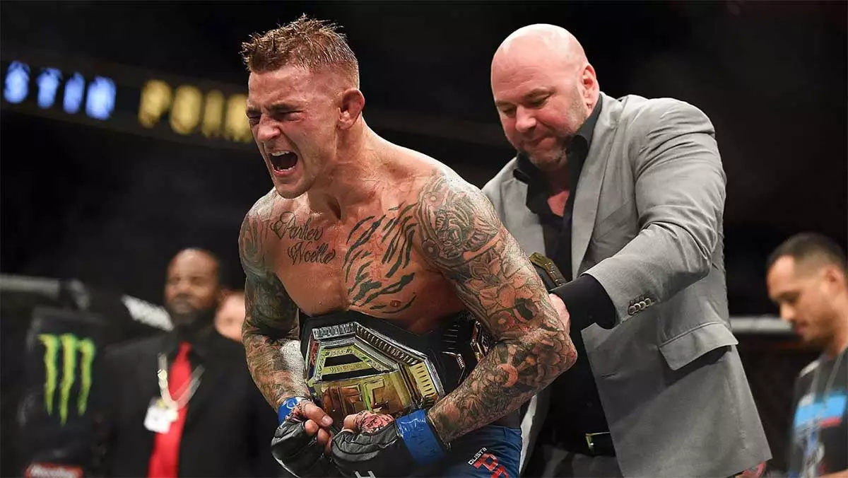 Дастин Порье и Дана Уайт