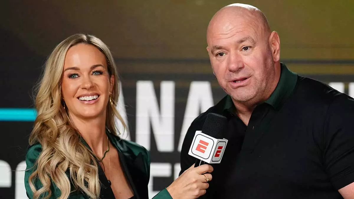 Лаура Санко и Дана Уайт