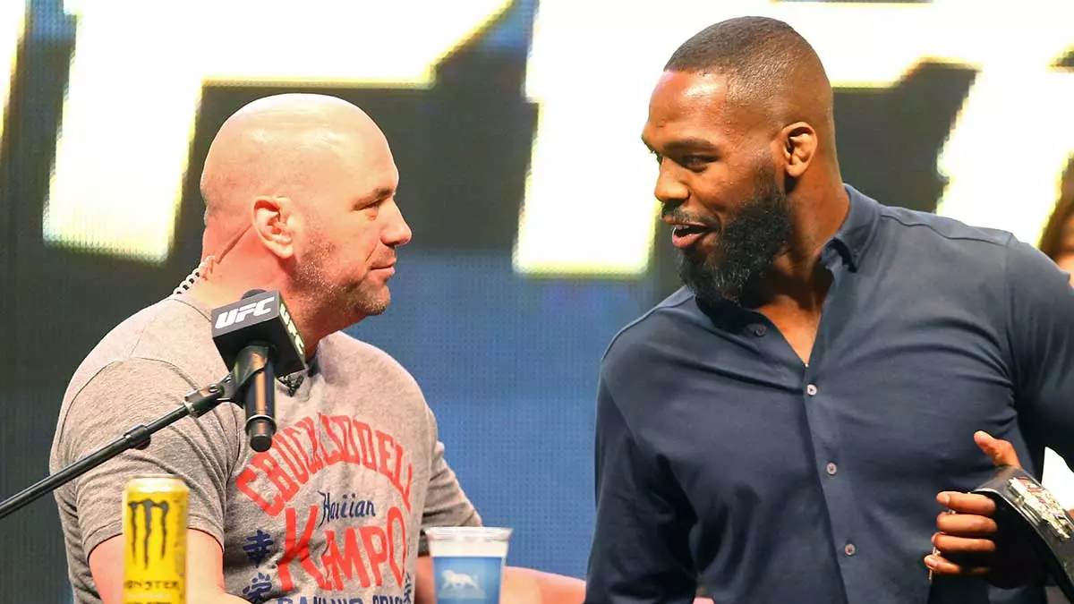 Дана Уайт и Джон Джонс