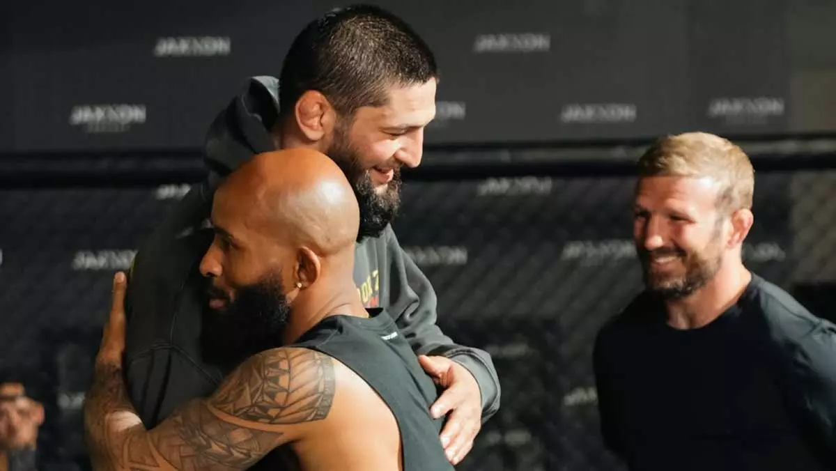 Хамзат Чимаев, Деметриус Джонсон и Ти Джей Диллашоу