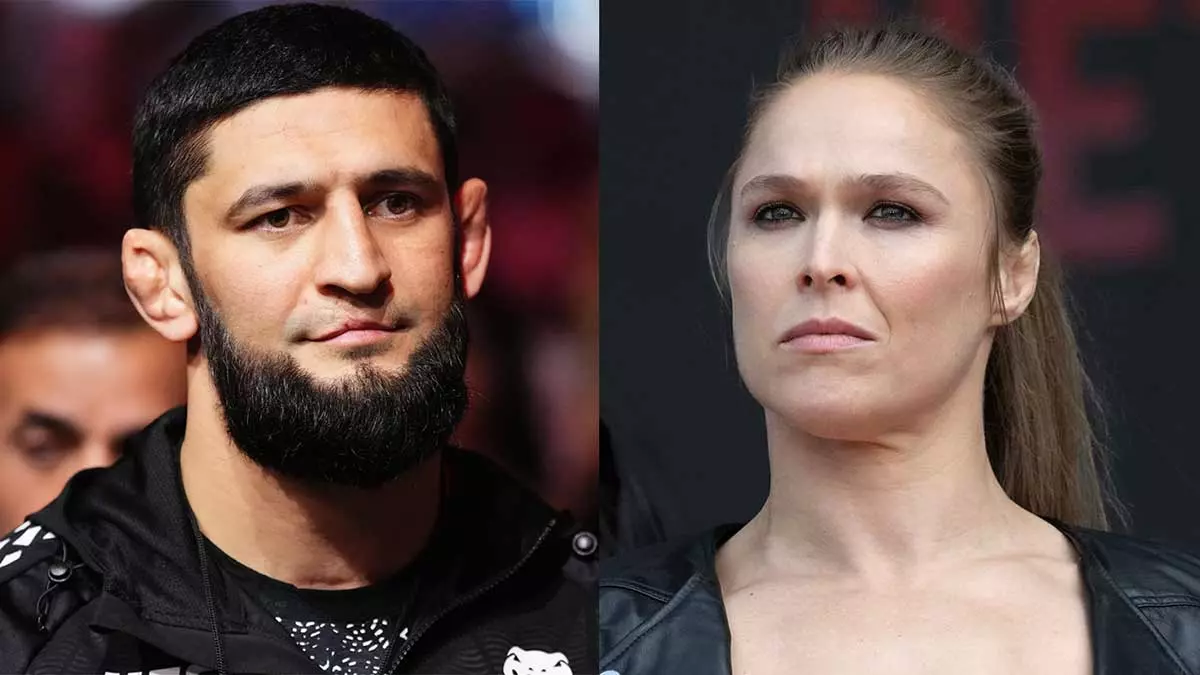 Хамзат Чимаев и Ронда Роузи