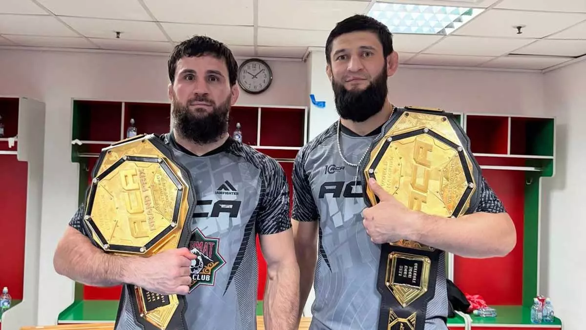 Абубакар Вагаев и Хамзат Чимаев