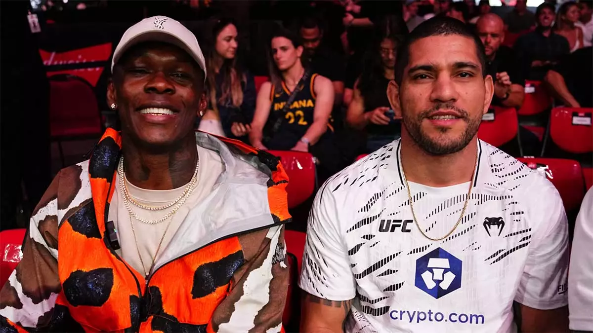 Исраэль Адесанья и Алекс Перейра