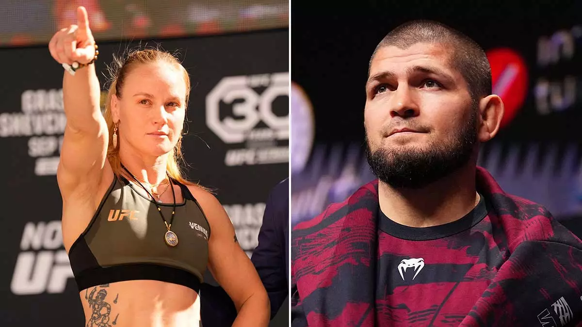 Валентина Шевченко и Хабиб Нурмагомедов