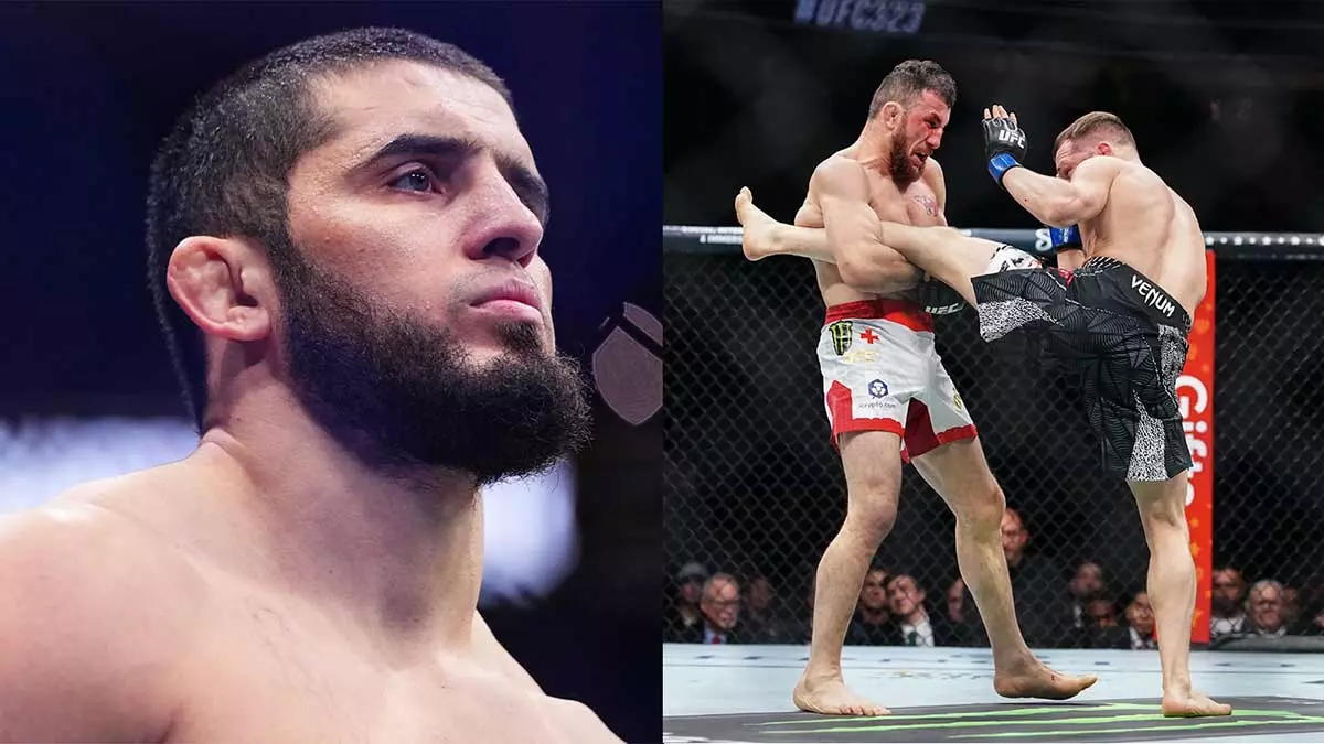 Ислам Махачев, Мераб Двалишвили и Пётр Ян