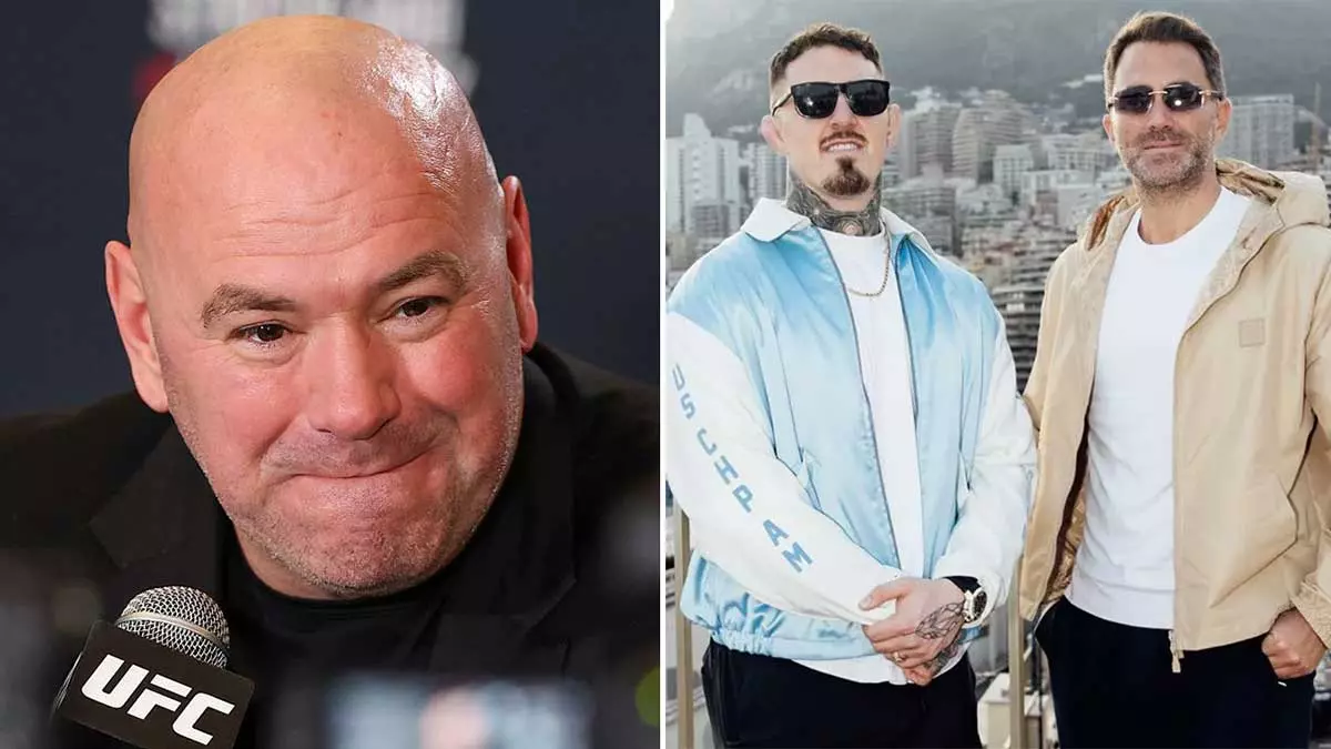 Дана Уайт, Том Аспиналл и Эдди Хирн