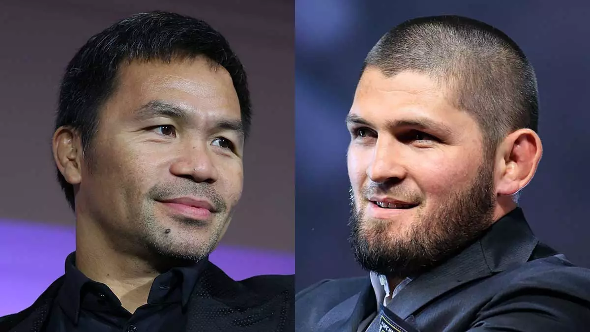 Мэнни Пакьяо и Хабиб Нурмагомедов