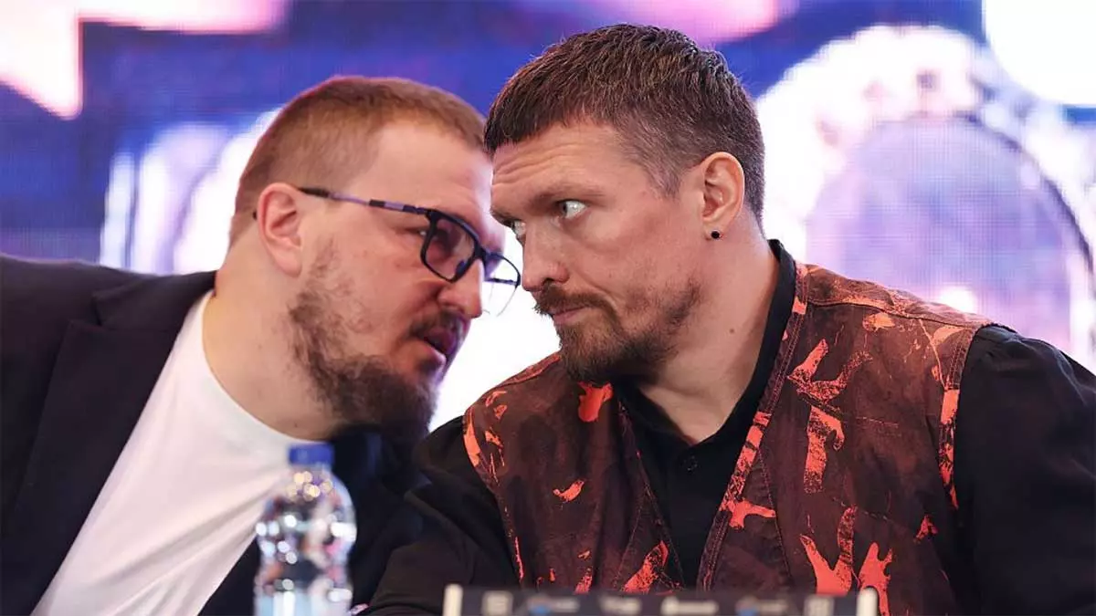 Александр Красюк и Александр Усик