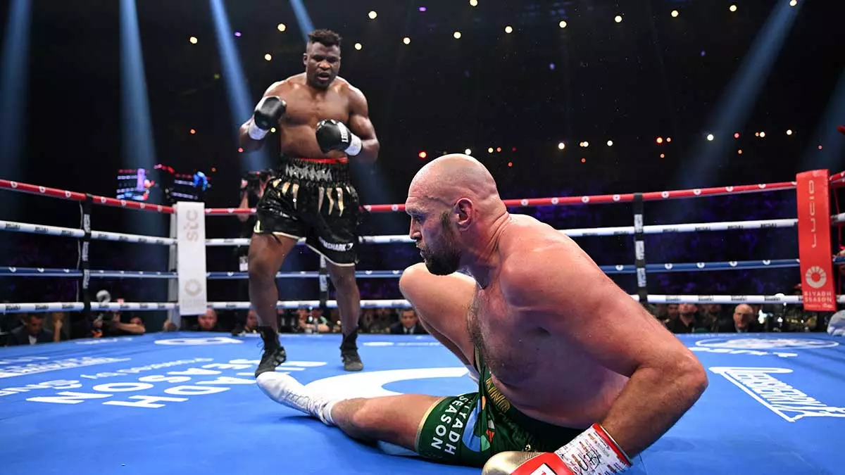 Фрэнсис Нганну и Тайсон Фьюри