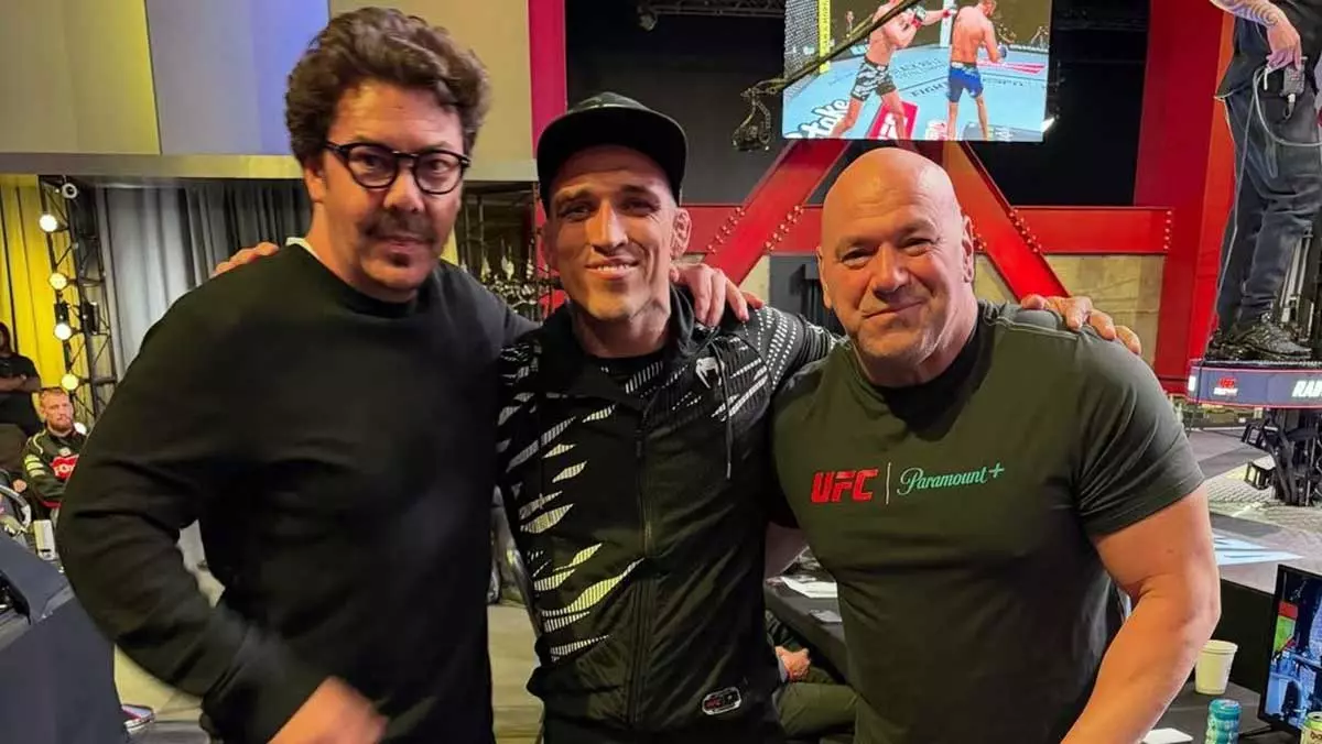 Хантер Кэмпбелл, Чарльз Оливейра и Дана Уайт