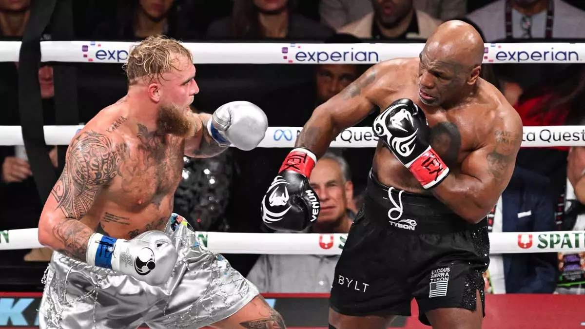 Джейк Пол и Майк Тайсон