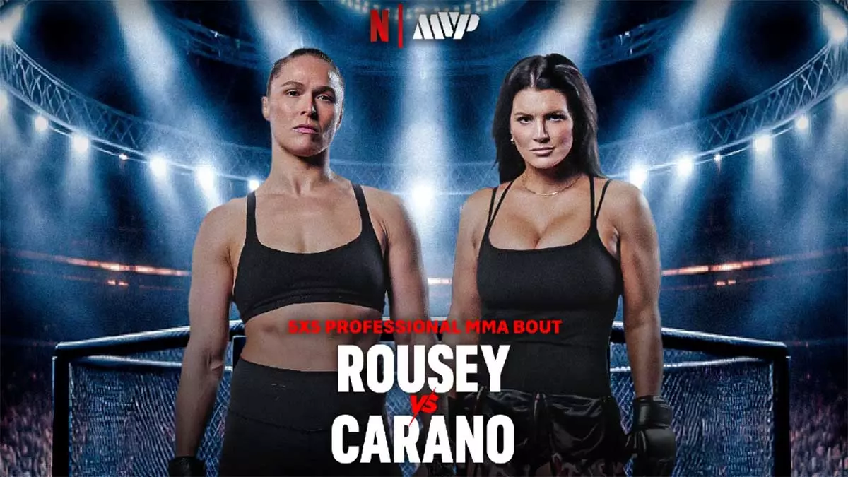 Ронда Роузи и Джина Карано