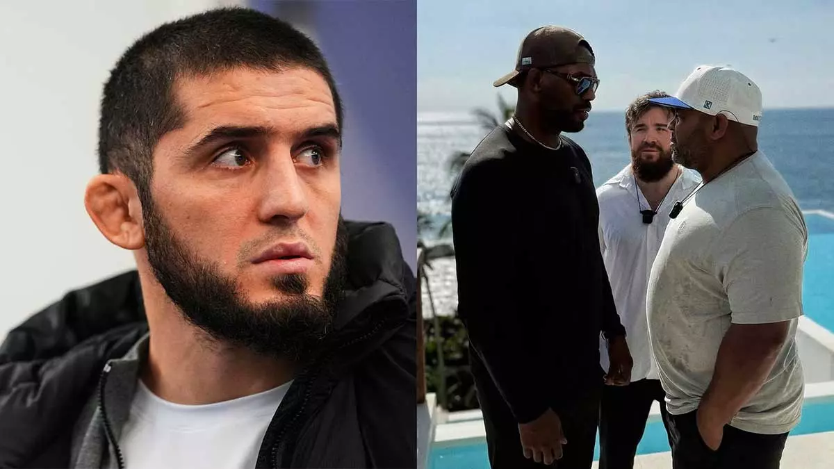 Ислам Махачев, Джон Джонс и Даниэль Кормье