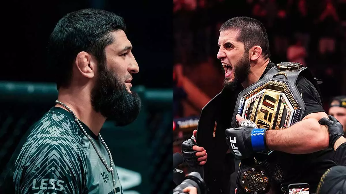 Хамзат Чимаев и Ислам Махачев